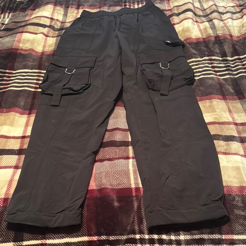 Alo Black Cargo Pants